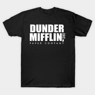 Dunder Miffin Paper Company Black T-Shirt